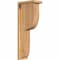 Ekena Millwork Crestline Smooth Corbel w/Backplate, Western Red Cedar, 5 1/2"W x 10"D x 26"H COR06X10X26CRE01SWR - alternate 1